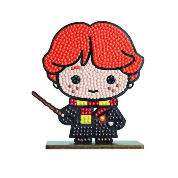 Kristallkonst - Figur med diamanter Ron Weasley Harry Potter