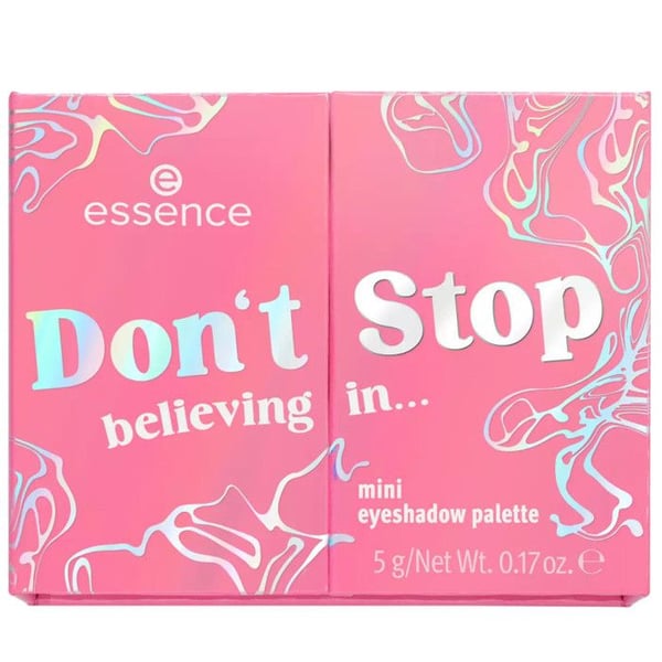 Ögonskugga - ESSENCE - Mini Palett Don't Stop Believing in... - 6 pigmenterade nyanser - Vegansk - kompakt