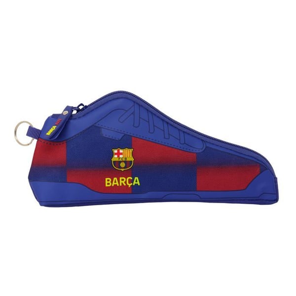 Skolväskor i form av skor - safta - F.C. Barcelona 25/26 - 24x2x10 cm - Blå/Granat - Hållbar polyester