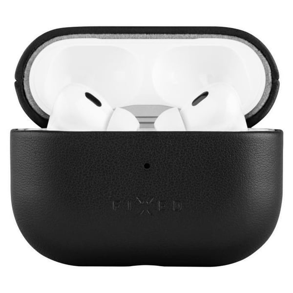 FIXED PodsLeather med MagSafe støtte til Apple AirPods Pro 2/Pro 2 (USB-C) sort