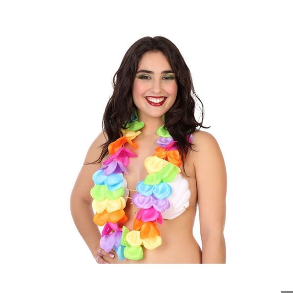 Halsband - ATOSA - Hawaiiansk - Flerfärgad - Super lyx - 63 x 14 x 7 cm