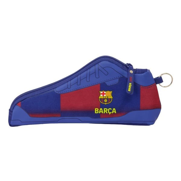 Skolväskor i form av skor - safta - F.C. Barcelona 25/26 - 24x2x10 cm - Blå/Granat - Hållbar polyester