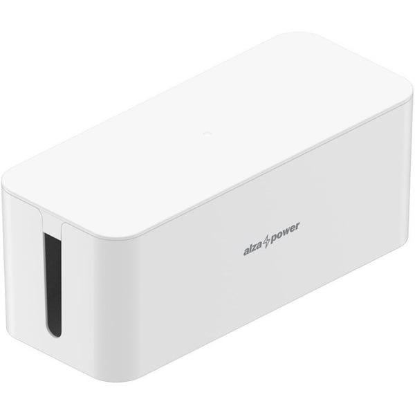 AlzaPower Kabelbox Basic Medium vit