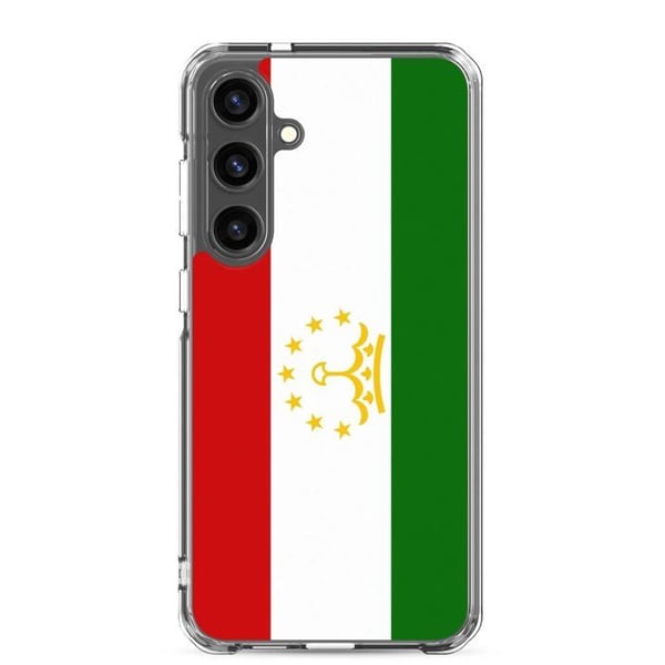 Telefonfodral – Tadzjikistans flagga – Kompatibel med Samsung Galaxy S10e – Mjuk fodral – Stöttålig och slitstark – Pixelforma