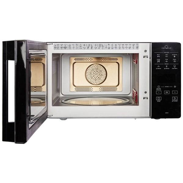 Fyra mikrovågsugnar kombinerad - WHIRLPOOL - MCP 349 BL - 25 liter - 800 Watt - Svart