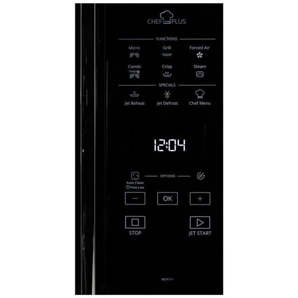 Fyra mikrovågsugnar kombinerad - WHIRLPOOL - MCP 349 BL - 25 liter - 800 Watt - Svart