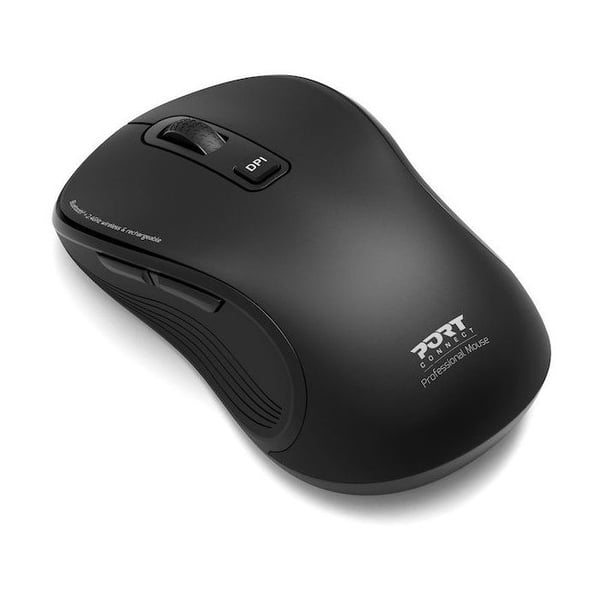 Trådlös mus - PORT Designs - 910010 - Bluetooth & 2.4 GHz - Nödvändig - Svart