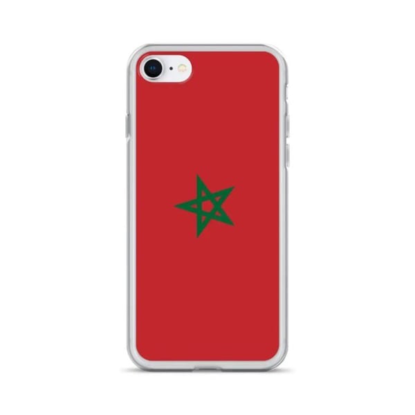 Telefonfodral – Marockos flagga – Kompatibel med iPhone 6S Plus – Mjukskydd – Hållbar och Stötsäker - Silikon - Pixelforma