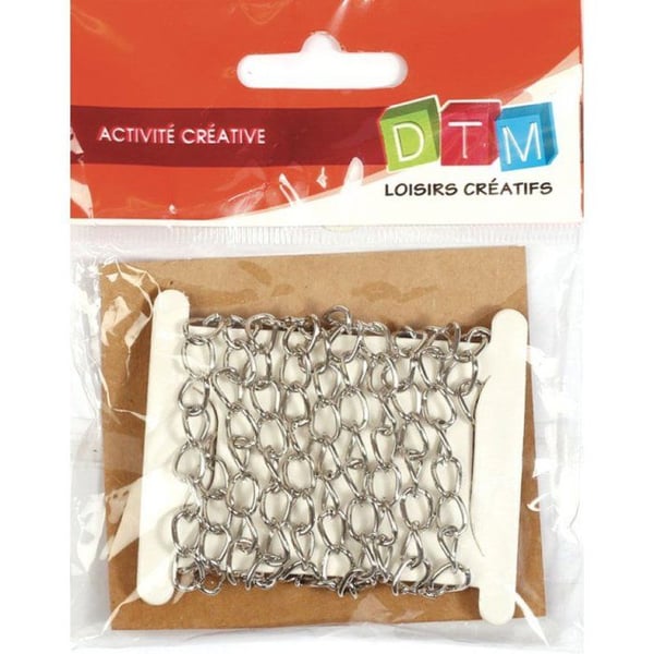 Graine Créative - Kedja jaseron Ø6,4mm Silver per meter