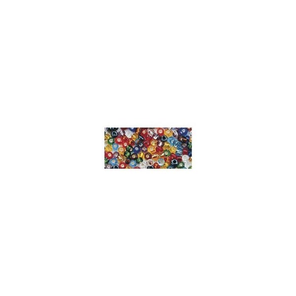 Rocailles, 2,6 mm av. silverbeslag, låda 16 g, blandade, inte tvättbara