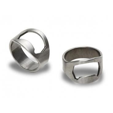 Flasköppnare ring - Metall - Grön - Diameter 22 mm