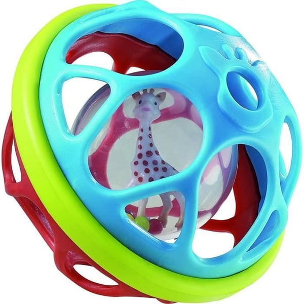 Mjuk boll för baby - VULLI - SOPHIE LA GIRAFE - Lätt att greppa - Utvecklar finmotorik - Blandat