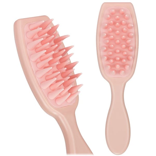 Massageborste - NELIPS - Silikon - Ljusrosa - Ergonomisk - Vuxen Unisex