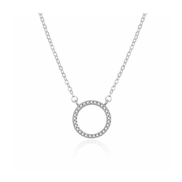 Moderna silver ringcollier AGT-N044W
