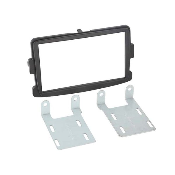 2-DIN-fasadbrygga för Dacia / Opel / Renault > svart