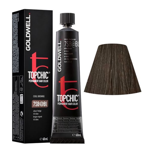 Goldwell Topchic Cool Browns Silver Brown 6SB Permanent Hårfärg 60ml.