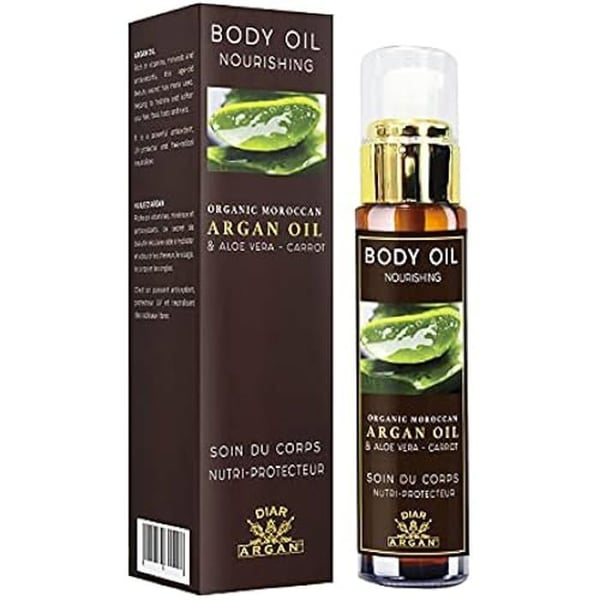 Kroppsvård - Nutri Skydd - 100% Naturlig Arganolja - 50 ml - Aloe Vera - Morot
