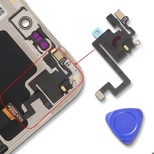 Ersättningsproximitysensor för iPhone 17 Pro Svart