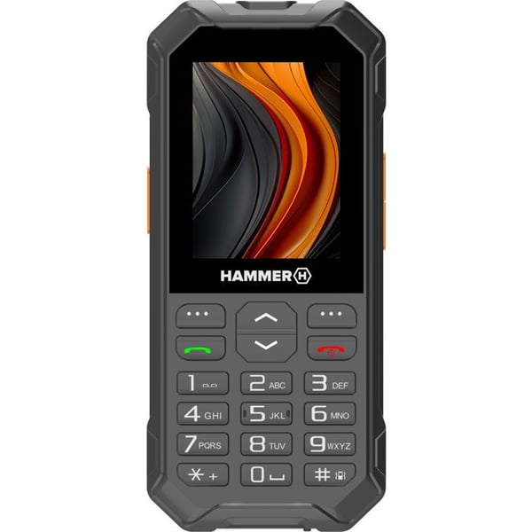 Mobiltelefon - MYPHONE - Hammer 6 LTE - Skärm 2,4'' - Vattentålighet IP68 - Batteri 2500 mAh