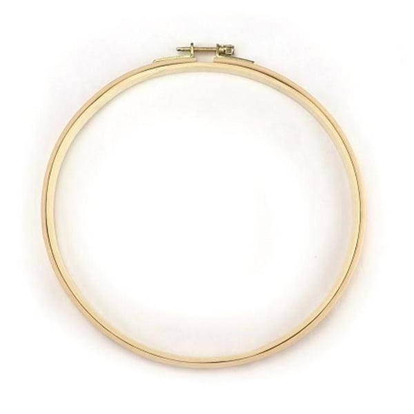 Träbroderibåge ø 25 cm