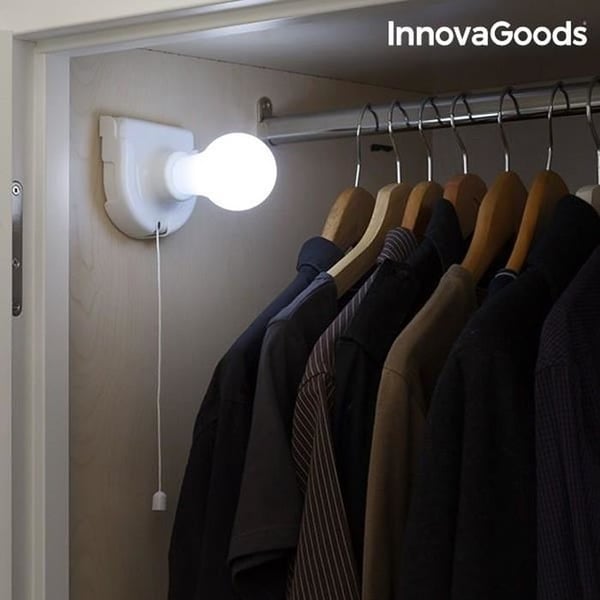 Bärbar LED-lampa - EUROWEB - Vitt ljus - ABS - Modernt design - Batteri
