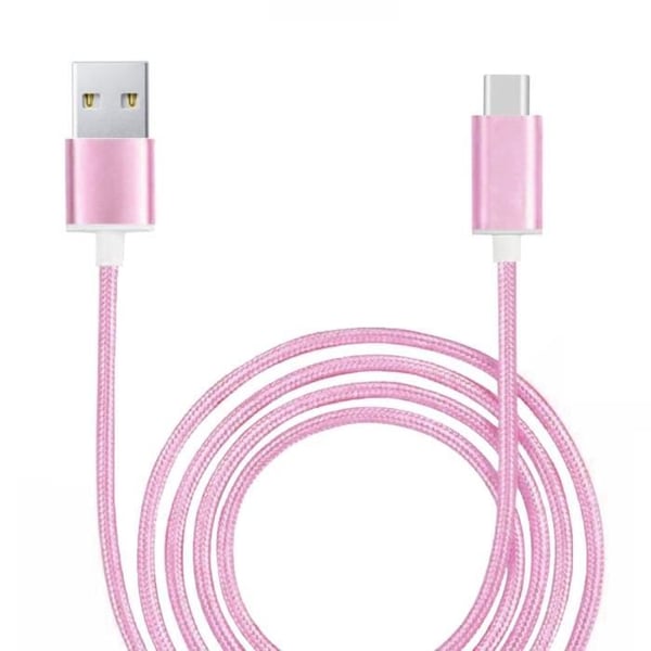Typ C-Kabel - PH26 - Infinix Note 30 Pro - Nätad - Snabbsynk - Rosa