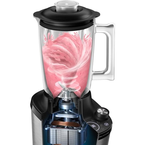 Philips 7000 Series High Speed Blender, Problend Ultra Technology, 1,8 L, 6 program, Silver, Svart (HR3760/10)