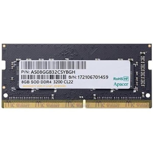 RAM-minne - APACER - ES.08G21.GSH - 8GB - DDR4 - 3200MHZ SODIMM