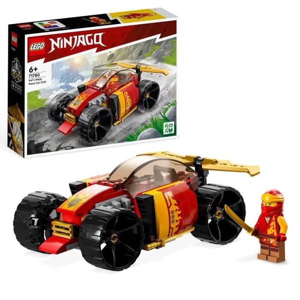 LEGO® NINJAGO 71780 Kais Ninja Race Car – Evolution, Leksaksbil, 2-i-1