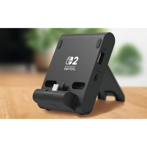 Stöd för flexibla PlayStand - HORI - Nintendo Switch 2 - USB-enheter - Svart