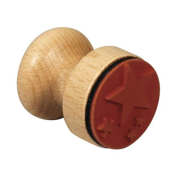 Liten stjärnstämpel, 3cm ø
