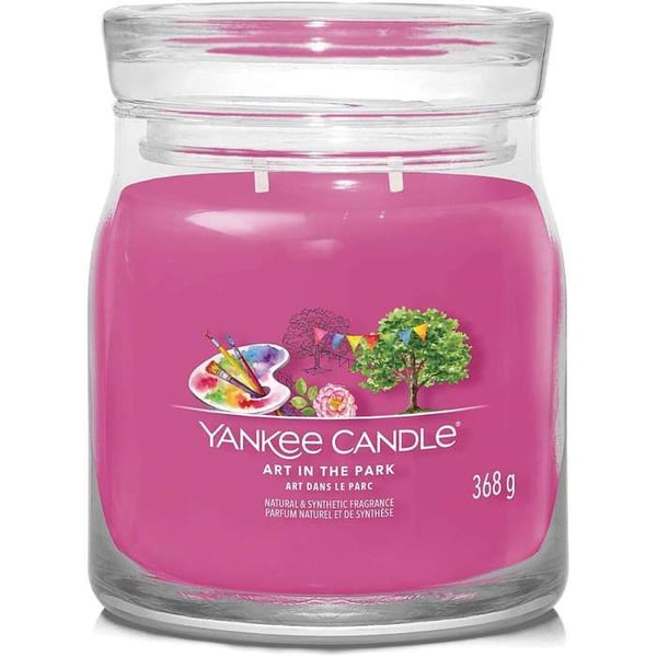 Doftljus - YANKEE CANDLE - KONST I PARKEN - Mellanstorlek - Ros - Särskild design