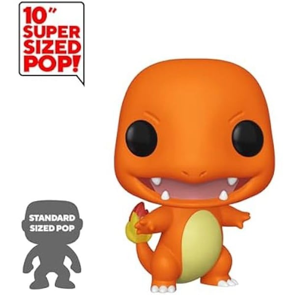 Figur - Funko - Charmander - 10" - Hållbar Vinyl - Idealisk Gåva - Pokémon