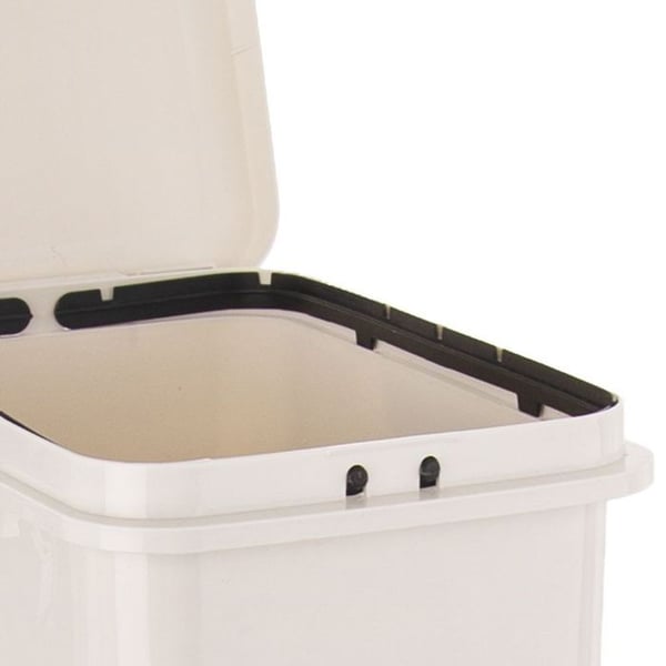 Affaldssorteringsbeholder - ORION - 2x17,5L - Stabelbar - Beige - Plastik - 37x23x75 cm - Uafhængige låg