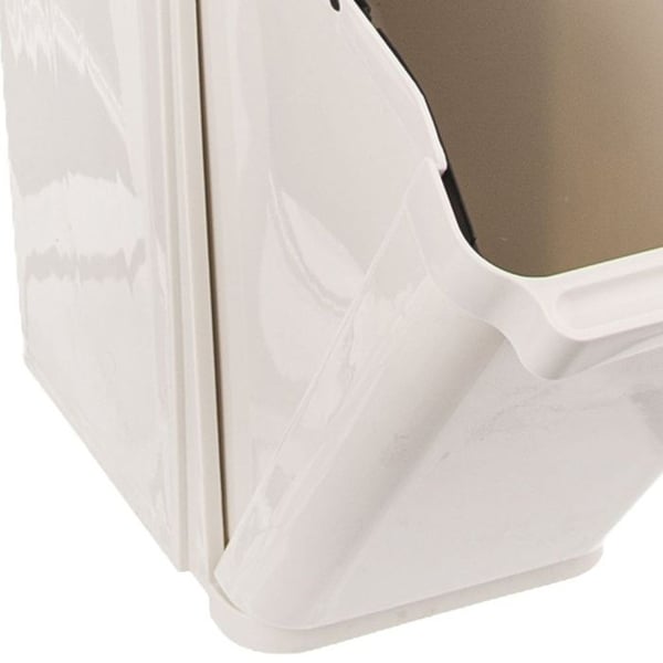 Affaldssorteringsbeholder - ORION - 2x17,5L - Stabelbar - Beige - Plastik - 37x23x75 cm - Uafhængige låg