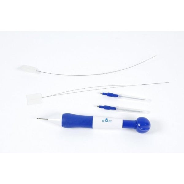 Punch Needle Verktyg - DMC - U1964 - Ergonomisk - 3 utbytbara spetsar - 11 cm