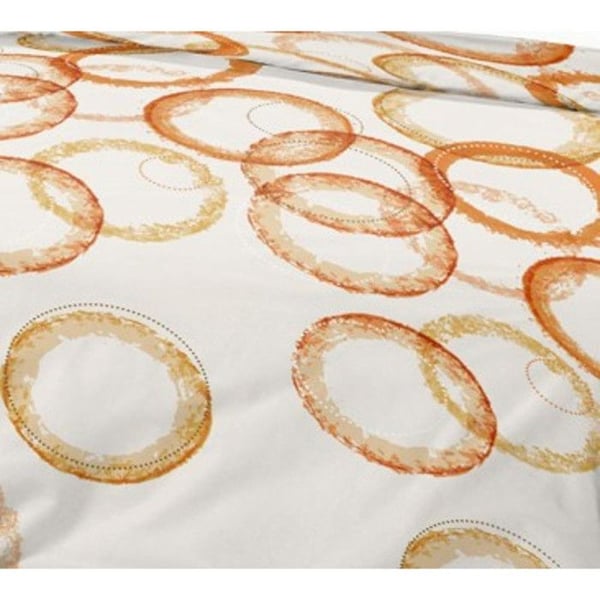 Sängklädeset 4P "Louna" för säng 160 x 200 Circle Orange 100% Bomull