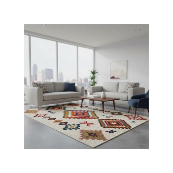 Matta - MELIS HOME - Skandinavisk kilim - 80x150 cm - Tvättbar - Halkfri