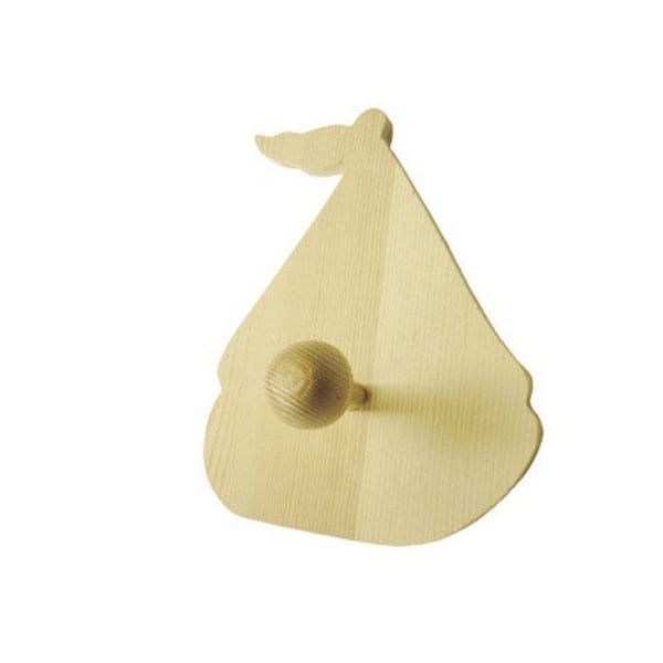 Graine Créative - Klädhängare Båt i trä 12,5 cm