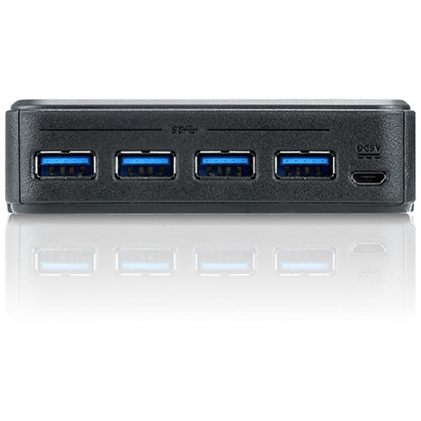 ATEN USB Sharing Switch - US234 iDate Super Hub - 2 USB 3.0-portar - Svart