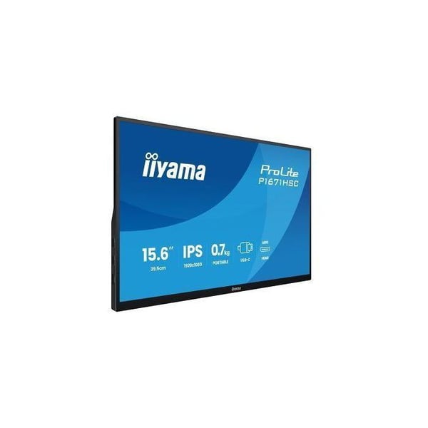 Bärbar PC-skärm - IIYAMA - 16" - Full HD - IPS-panel - 8ms - Prolite P1671HSC‑B1