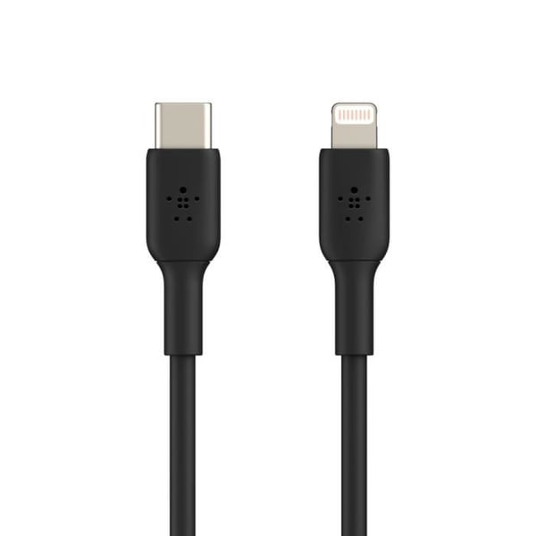 BELKIN - kabel - PVC C-LTG 1M, BLK - PVC C-LTG 1M,