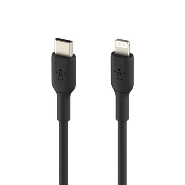 BELKIN - kabel - PVC C-LTG 1M, BLK - PVC C-LTG 1M,