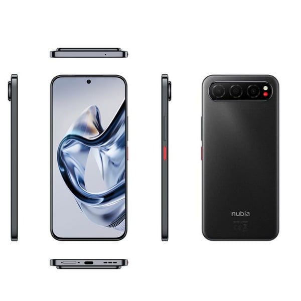 nubia Air 5G 8+256Go (5G), Skärm 6,78", Dual Sim - Titan svart
