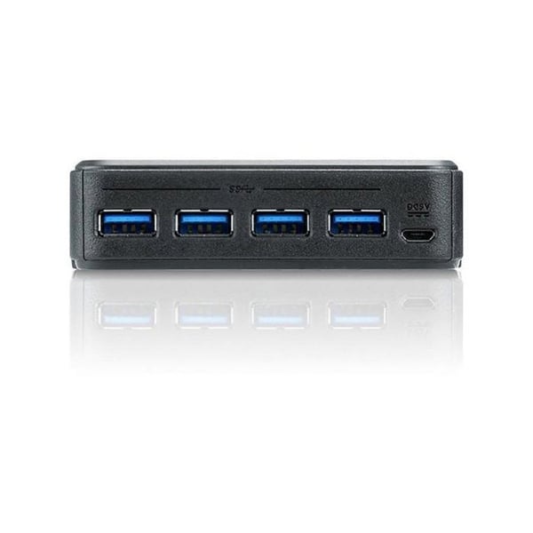 ATEN USB Sharing Switch - US234 iDate Super Hub - 2 USB 3.0-portar - Svart