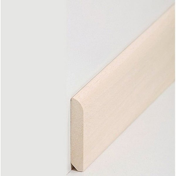 PROVISTON Sockel nr 416 i massivt trä 10 x 58 x 2400 mm Abachi att limma, skruva & spika 12 meter | 5 stycken