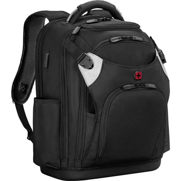 Professionell ryggsäck - WENGER - 43,2 cm - Svart - Unisex - Utformad för installatörer - Tekniker