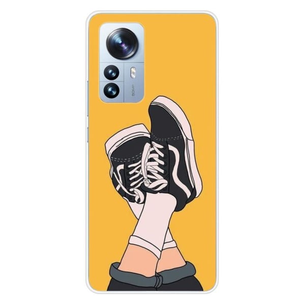 Siliconfodral - Kompatibel med Xiaomi Mi 12 Pro - sneakersdesign