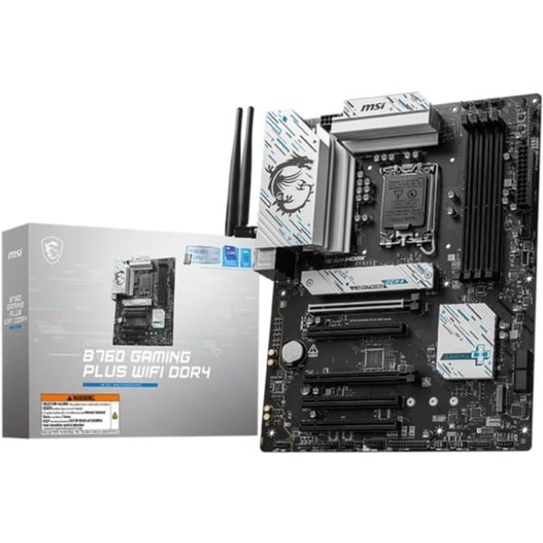 Moderkort - MSI - B760 GAMING PLUS WIFI - DDR4 - LGA 1700 - 128 Go max