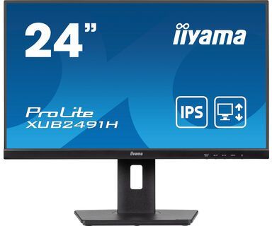 Datorbildskärm - IIYAMA - 23,8" - Full HD - 100Hz - IPS-panel - 0,5ms - Justerbart stativ + Pivot - Prolite XUB2491H-B1